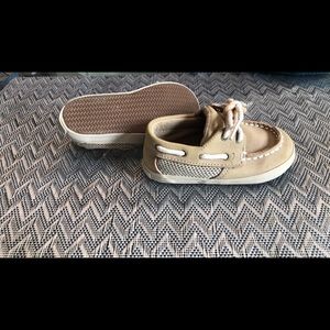 Toddler boy Sperry Top Sider boat shoes size 4M